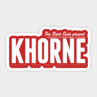 Khorne - Powered by the Dark Lords Sticker